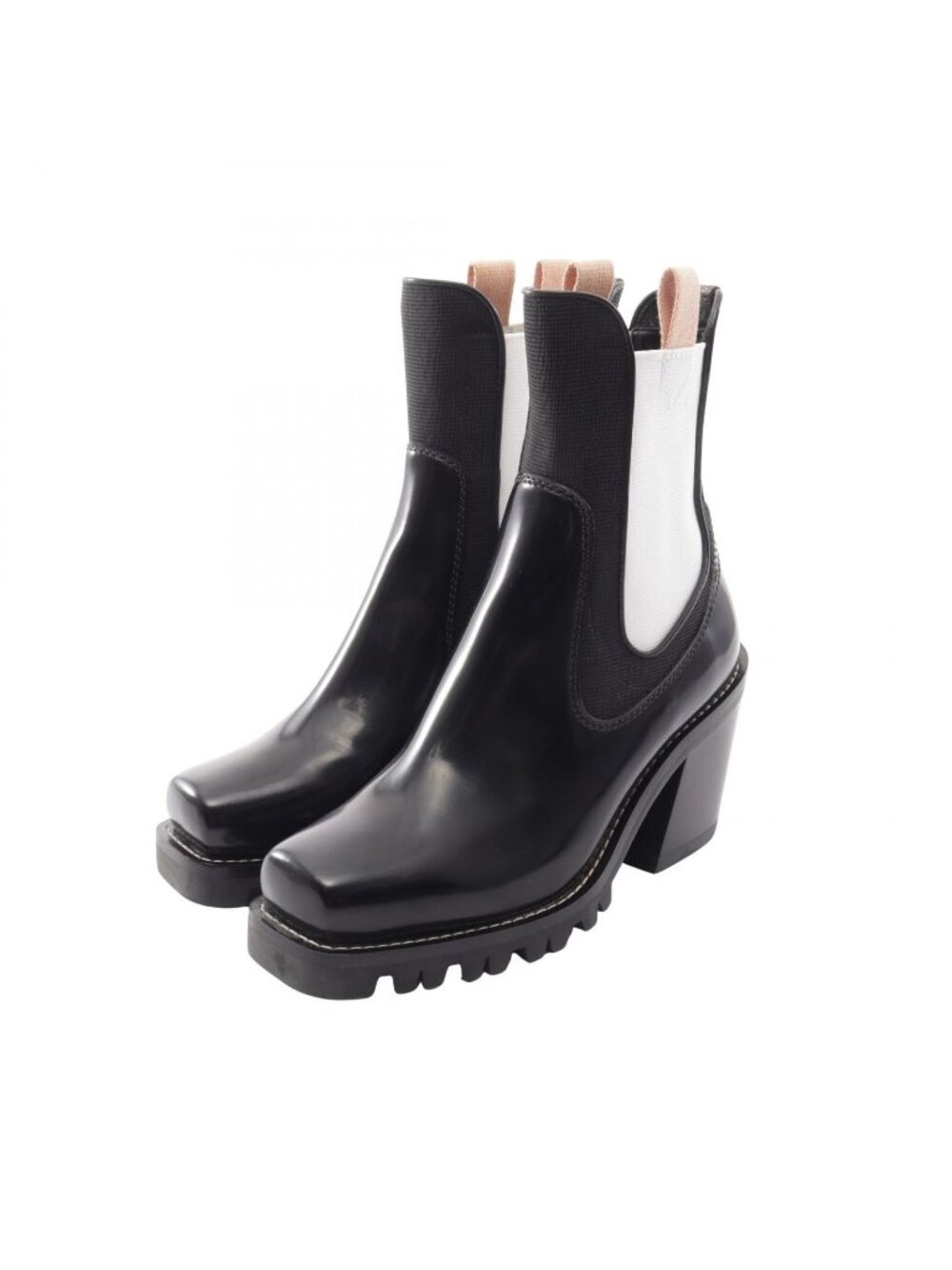Louis Vuitton Boots Limitless Line Ankle Leather Canvas